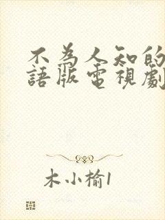 不为人知的爱国语版电视剧免费观看