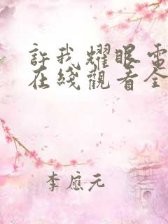 许我耀眼电视剧在线观看全集免费播放