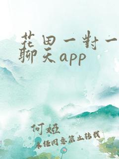 花田一对一视频聊天app