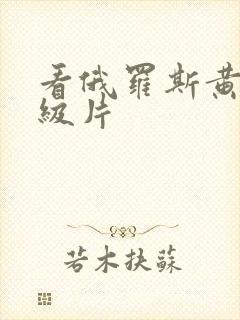 看俄罗斯黄色一级片