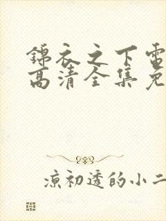 锦衣之下电视剧高清全集免费观看