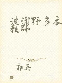 波洁野多衣家庭教师