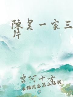 陈昊一家三口照片