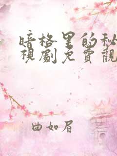 暗格里的秘密电视剧免费观看极