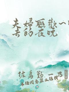 夫妇联欢~回不去的夜晚