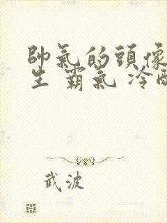 帅气的头像 男生 霸气 冷酷动漫