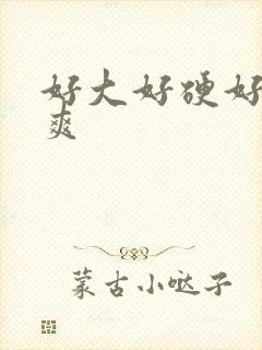 好大好硬好涨好爽