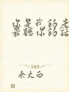 你是我的老爸我最听你的话是什么歌