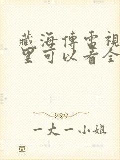 藏海传电视剧哪里可以看全集