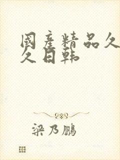 国产精品久久久久日韩