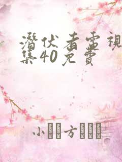 潜伏者电视剧全集40免费