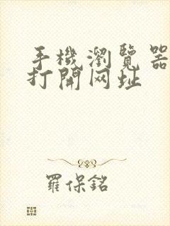 手机浏览器直接打开网址