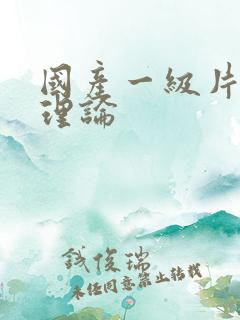 国产一级片韩国理论