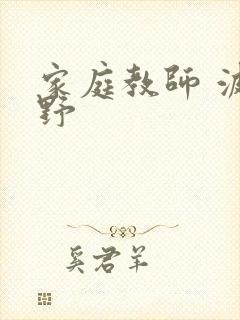 家庭教师 波多野