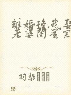 离婚后,我娶了老婆闺蜜完整小说