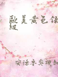 欧美黄色录像一级