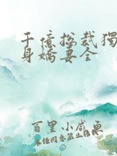 千亿总裁独宠替身娇妻全