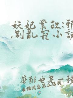 妖妃掌政:邪帝,别乱宠小说