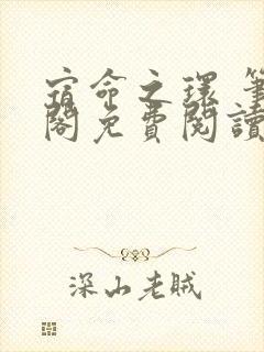 宿命之环 笔趣阁免费阅读