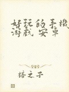 好玩的手机单机游戏 安卓