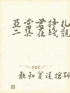 亚当君挣扎吧第二集在线观看