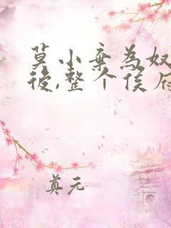 莫小弃为奴三年后,整个侯府跪求我原谅