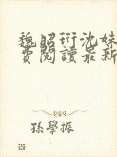 魏昭珩沈姝玉免费阅读最新章节