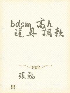 bdsm 高h 道具 调教 文