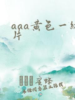 aaa黄色一级片