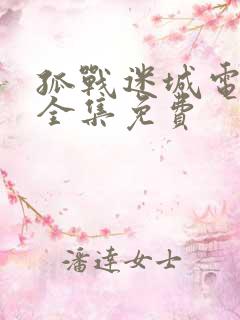 孤战迷城电视剧全集免费