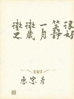 微微一笑很倾城之岁月静好