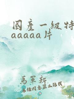 国产一级特黄aaaaaa片