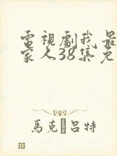 电视剧我最爱的家人38集免费观
