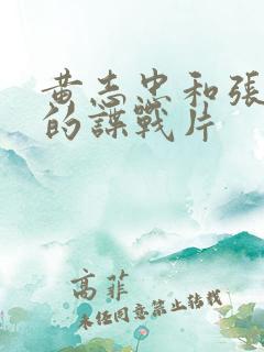 黄志忠和张译演的谍战片