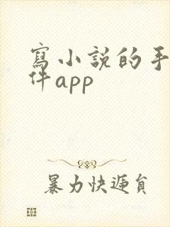 写小说的手机软件app