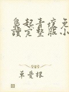 枭起青壤免费阅读完整版小说