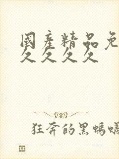 国产精品免费久久久久久