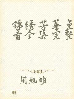 锦绣芳华免费观看全集完整版高清