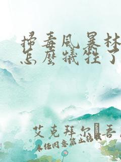 扫毒风暴林强峰怎么牺牲了