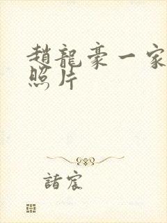 赵龙豪一家三口照片