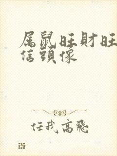 属鼠旺财旺运微信头像