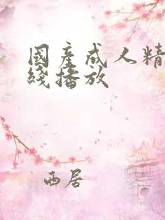 国产成人精品在线播放