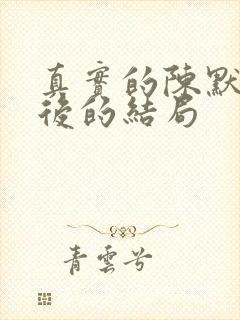 真实的陈默群最后的结局