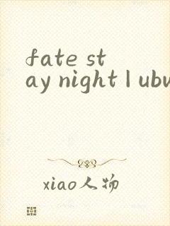 fate stay night | ubw