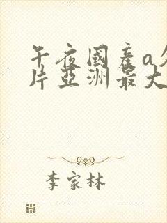 午夜国产a久久片亚洲最大