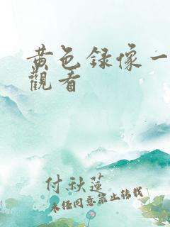 黄色录像一级片观看