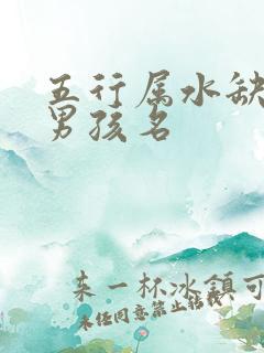 五行属水缺木的男孩名