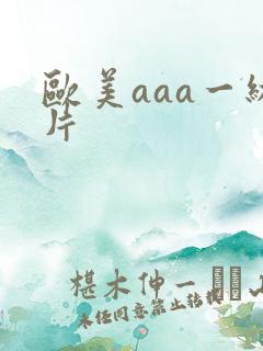 欧美aaa一级片
