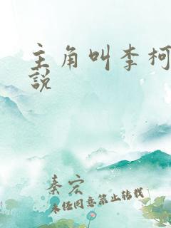 主角叫李柯的小说