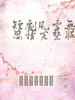 短剧风雪无尽相思情完整版